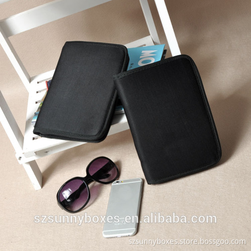 Eco-friendly Waterproof 600D Polyester Business Travel Zipper Organizer File Folder Bag
